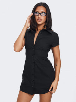 Motley Minikleid Schwarz