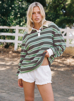 Rhubarb Spitzenshorts Weiß