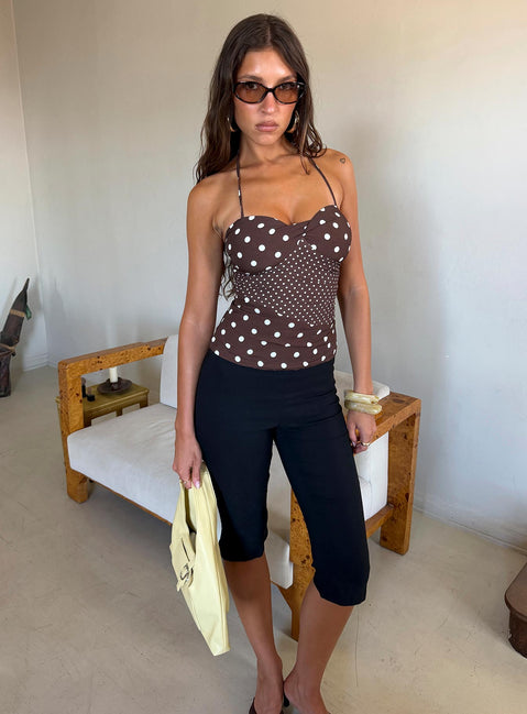 Samaira Capri-Hose Schwarz
