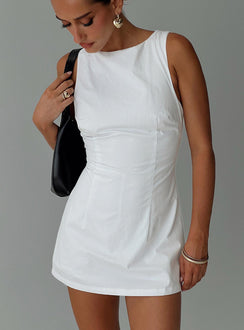 Yumiko Jumpsuit Weiß Lang