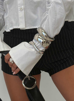 Hot Gossip Manschetten-Set Silber