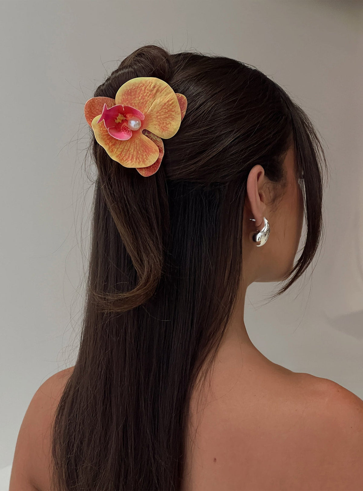 Azurah Blumen-Haarspange Gelb