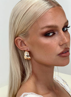Zaveri Ohrringe Gold