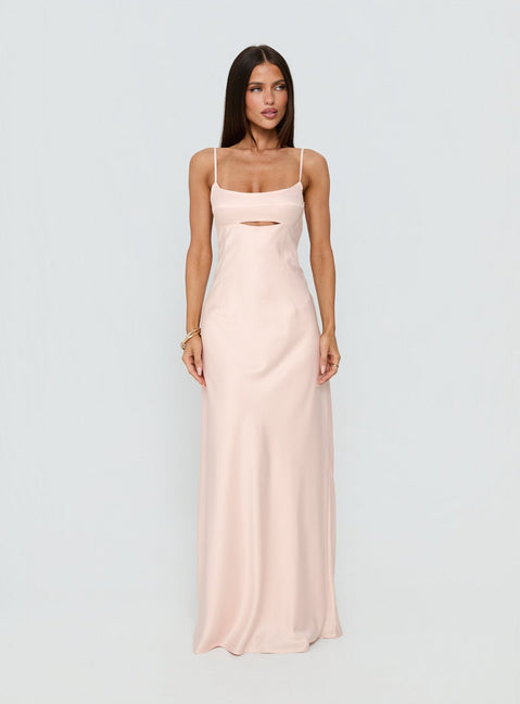 Powell Maxikleid Hellrosa