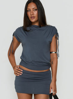 Ärmelloses Top Leeah Marineblau