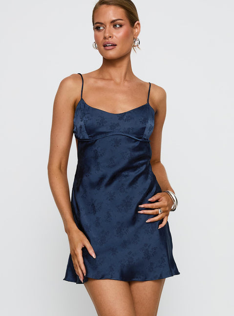 Clemence Minikleid Marineblau