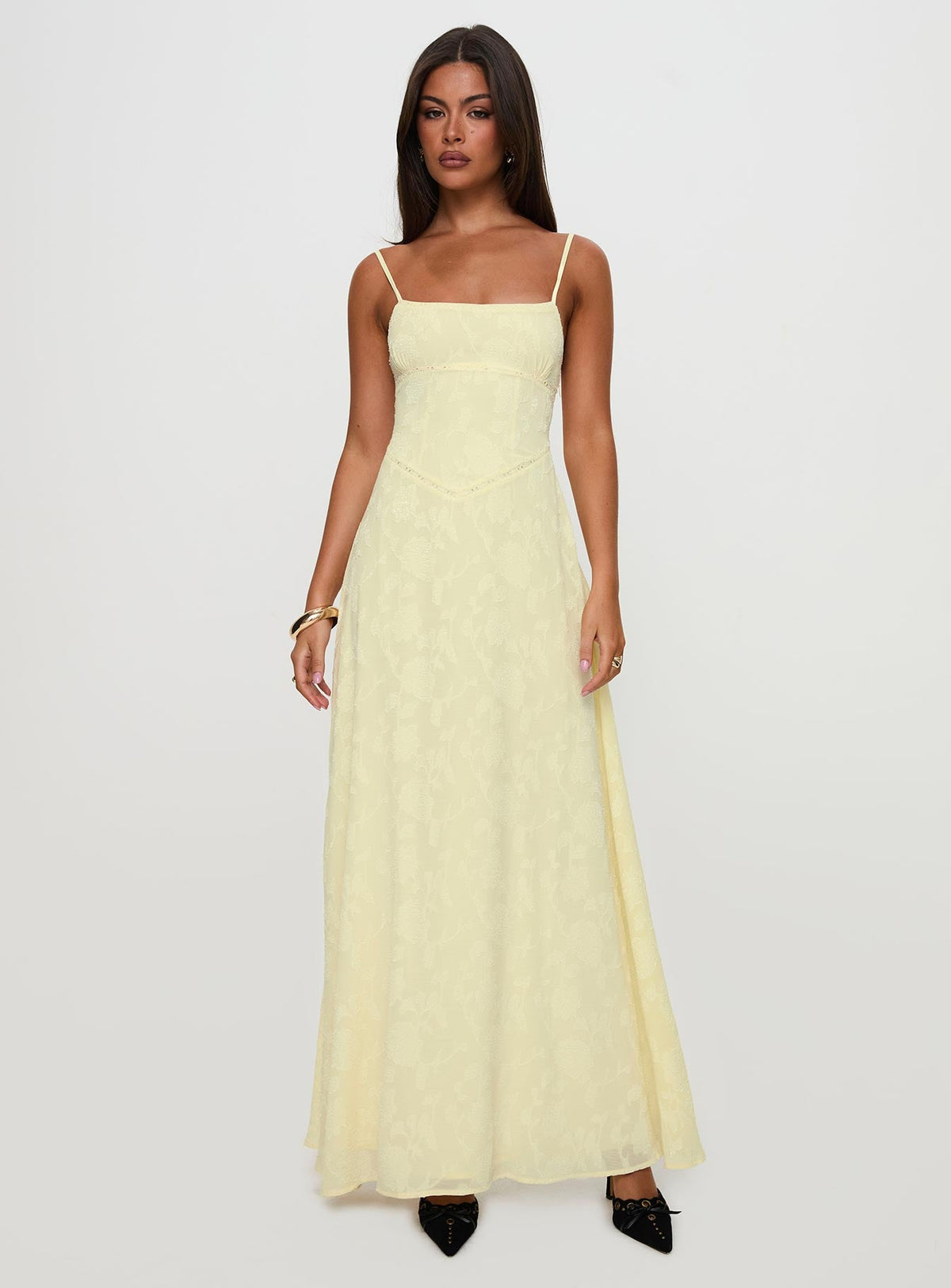 South Of France Maxikleid Gelb