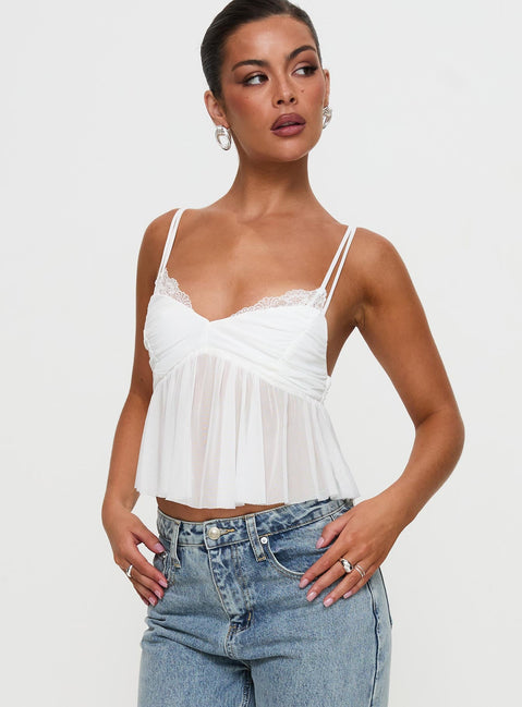 Corella Top Weiß