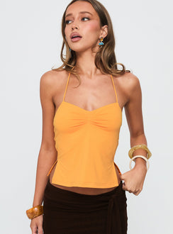 Rehna Neckholder-Top Orange