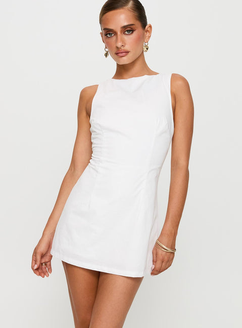 Yumiko Jumpsuit Weiß Lang