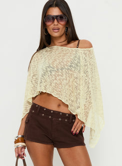 Nelida Sheer Poncho Grün