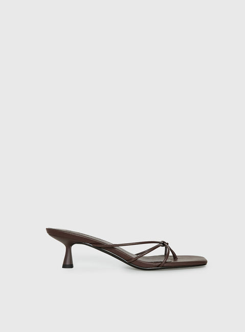Avedon Heels Schokobraun