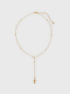 Leonidas Lariat-Kette Gold