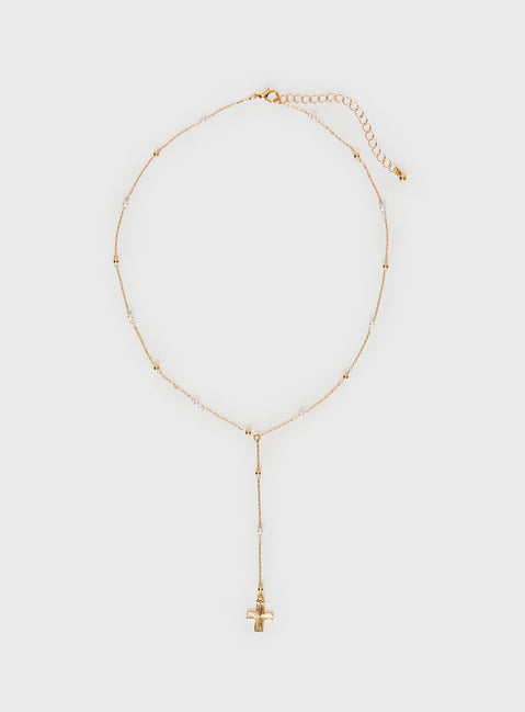 Leonidas Lariat-Kette Gold