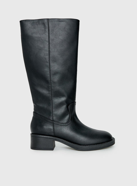 Madisson Kniehohe Stiefel Schwarz