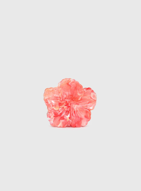 Malissa Haarspange mit Blumen-Motiv, mehrfarbig