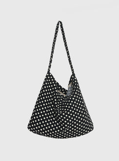 Tempting Tragetasche Schwarz Polka