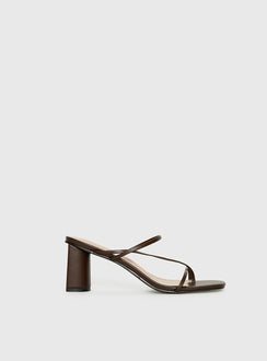 The Becka Heels Schokobraun