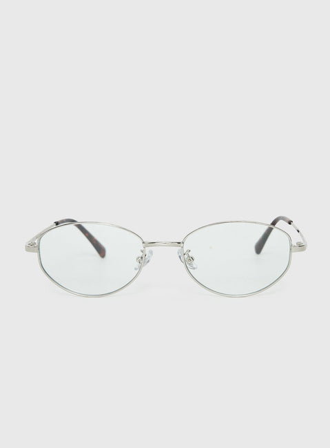 Aylaa Sunglasses Silver / Blue