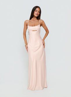 Powell Maxikleid Hellrosa