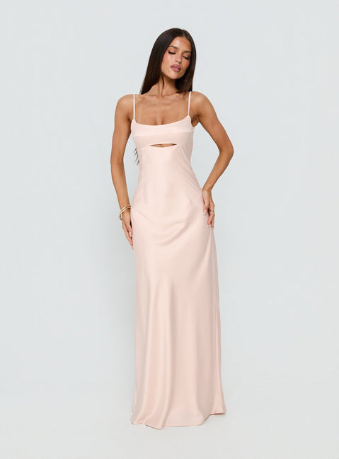 Powell Maxikleid Hellrosa
