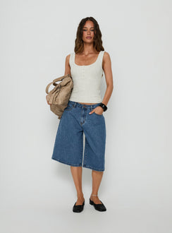 Islana Henley-Top Grau