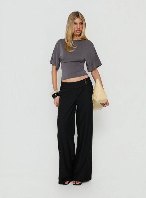 Cedars Low Rise Hose Schwarz