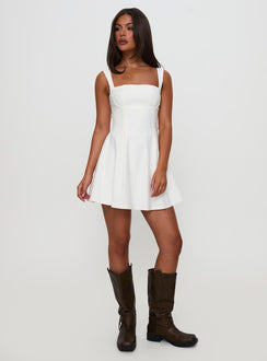 Xanthus Minikleid Weiß
