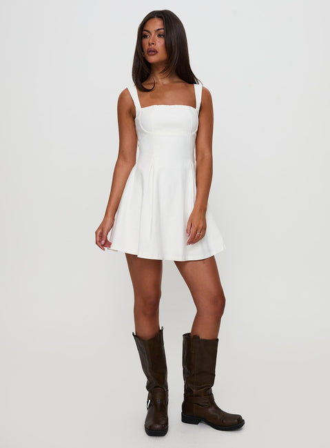 Xanthus Minikleid Weiß