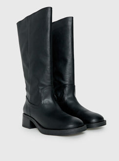 Madisson Kniehohe Stiefel Schwarz