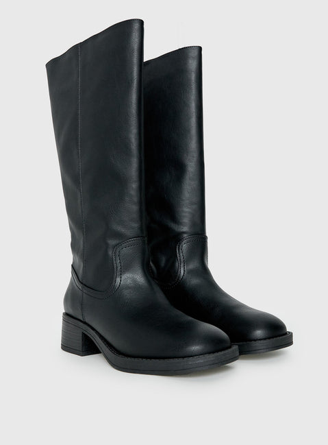 Madisson Kniehohe Stiefel Schwarz