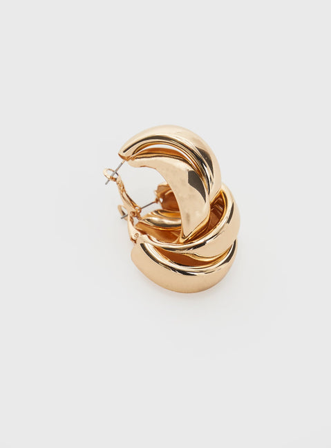Zaveri Ohrringe Gold