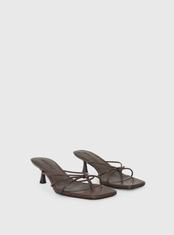 Avedon Heels Schokobraun