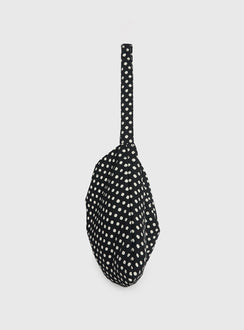 Tempting Tragetasche Schwarz Polka
