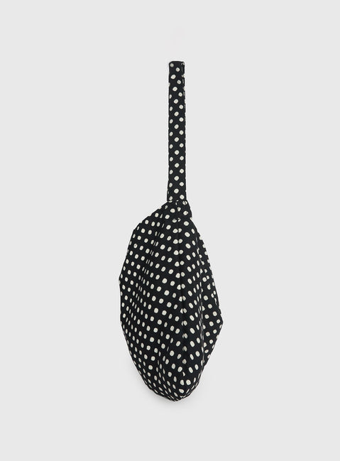 Tempting Tragetasche Schwarz Polka