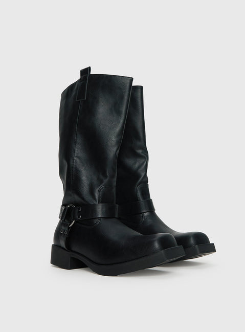 Wrecked Western Schwarz (Used-Look)