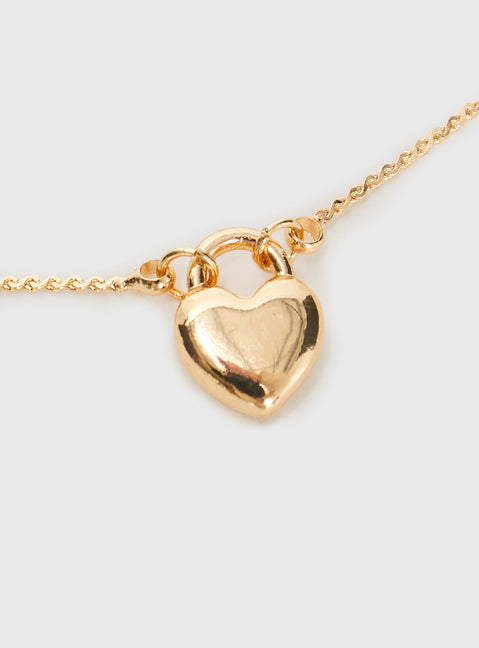 What You Love Halskette Gold