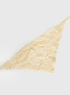 Lilibette Häkelhaarbandana Butter