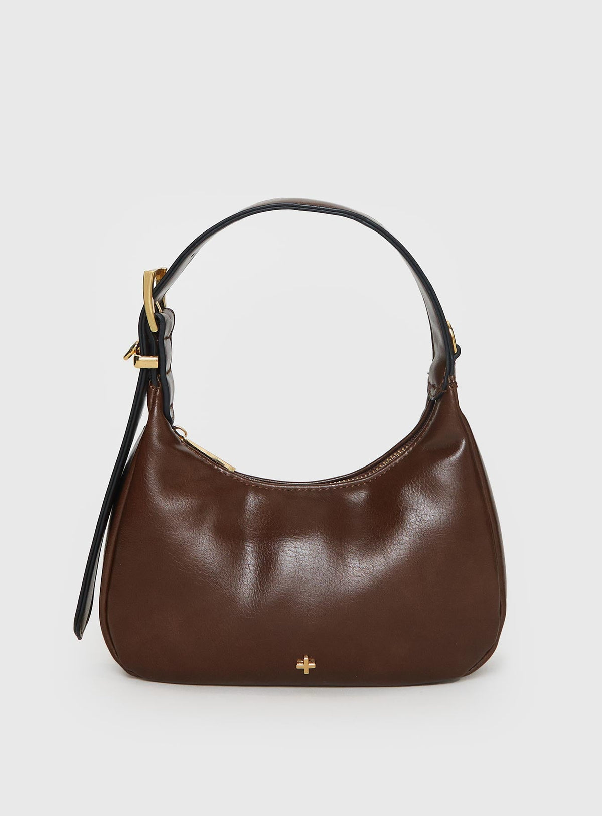 Gigi Schultertasche Schokobraun