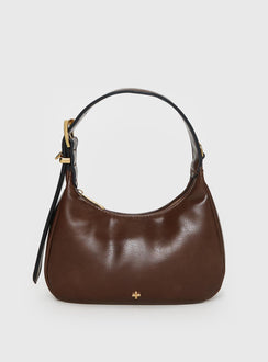 Gigi Schultertasche Schokobraun