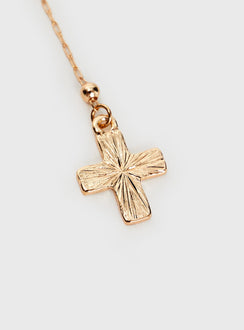 Leonidas Lariat-Kette Gold