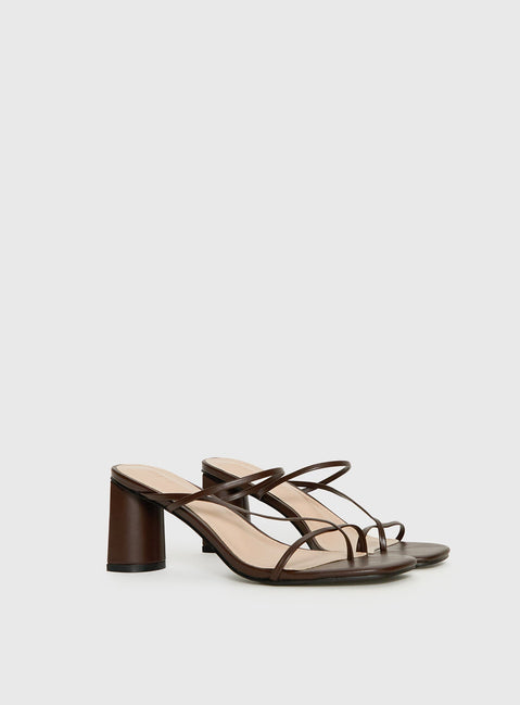 The Becka Heels Schokobraun