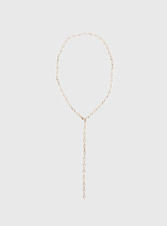 Elenita Lange Halskette Gold