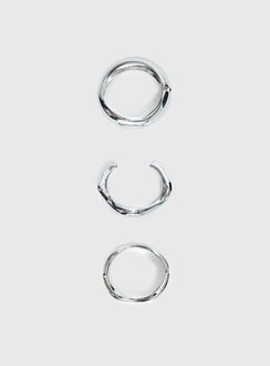 Hot Gossip Manschetten-Set Silber