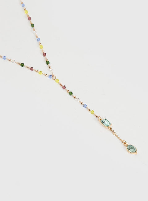 Chappell Y Necklace Gold