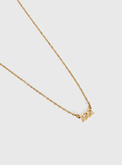 Angel 222 Vergoldete Halskette Gold