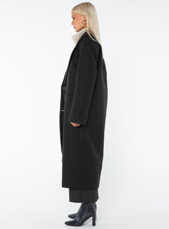 Olsen Mantel Schwarz