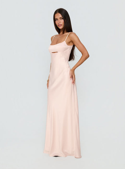Powell Maxikleid Hellrosa