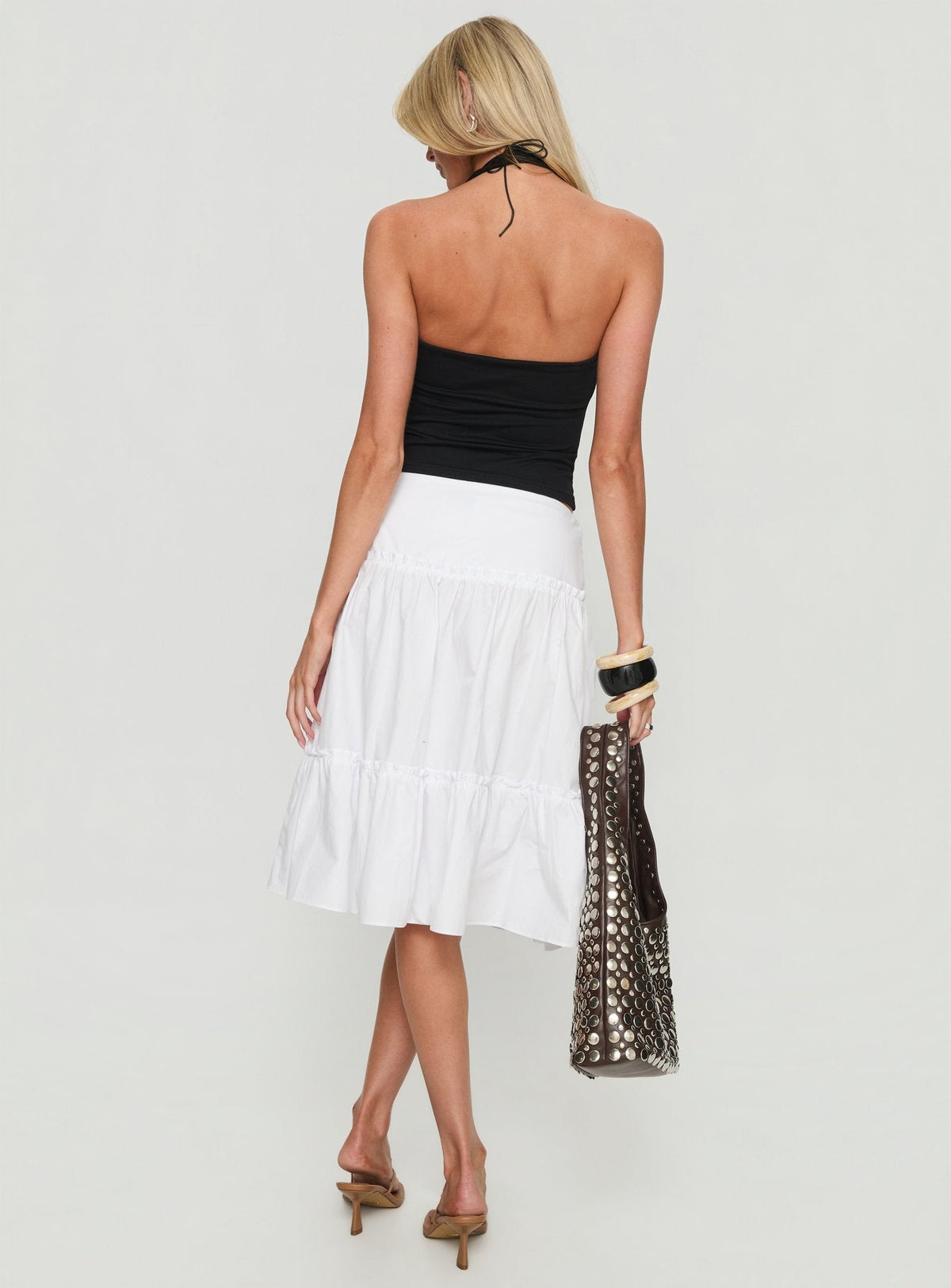 Cascades Low Rise Midirock Weiß