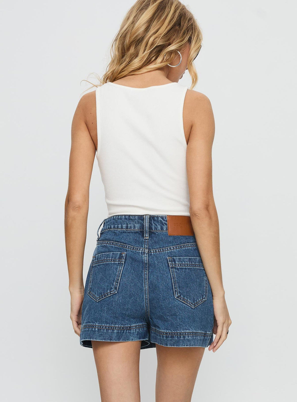 Gazelle Jeans-Skort Mittelblau